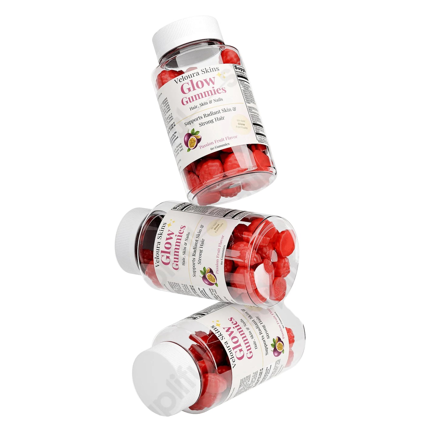 Veloura Glow Gummies — Clear Skin & Stronger Hair in 30 Days ✨