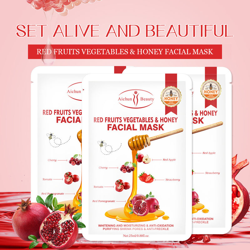 Honey Fruit Facial Mask Moisturizing And Hydrating Face